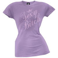Paris Hilton - Sexy Bitch Lavender Juniors T-Shirt