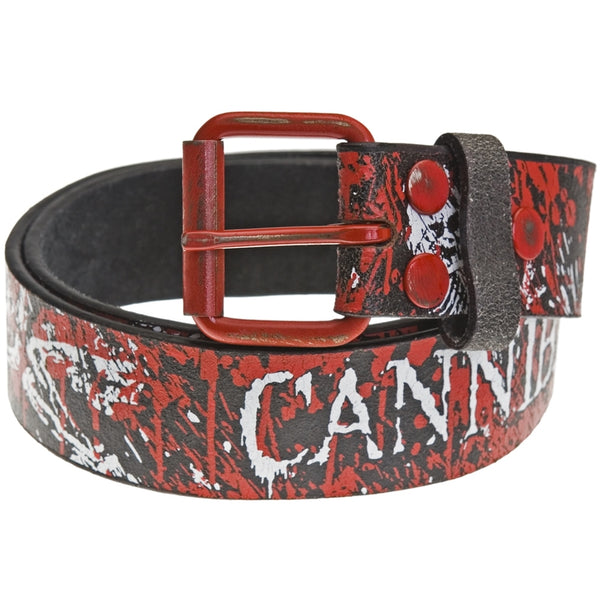 Cannibal Corpse - Skeleton Blood Leather Belt