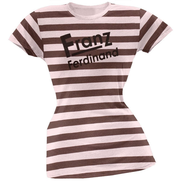 Franz Ferdinand - Logo Jail Stripe Juniors T-Shirt