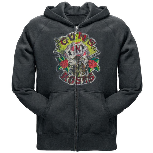 Guns N Roses - Cards Premium Zip Hoodie