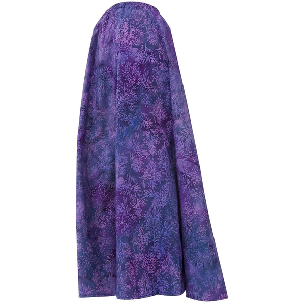 Hand Printed Bali Batik Purple Skirt