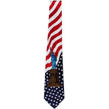 American Flag Lady Liberty Neck Tie
