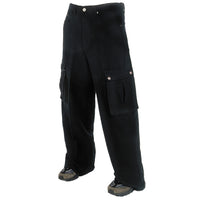 Hand Woven Mens Commando Pants- Black