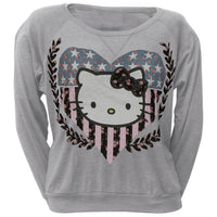 Hello Kitty - HK Crest Juniors Long Sleeve T-Shirt