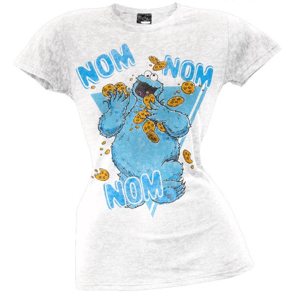 Sesame Street - Nomness Burnout Juniors T-Shirt