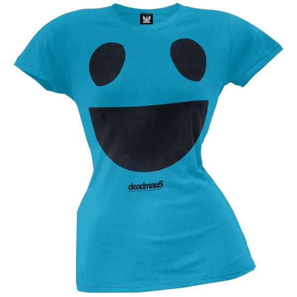 deadmau5 - Big Face Juniors Scoop Neck T-Shirt