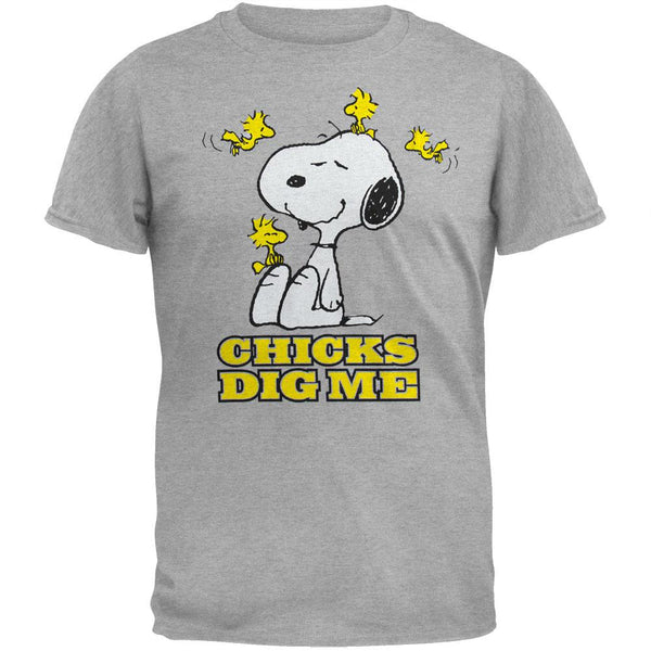 Peanuts - Chicks Dig Me Soft T-Shirt