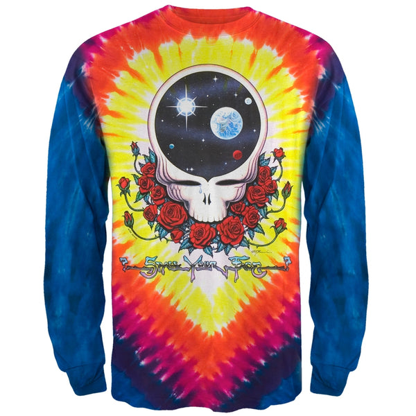 Grateful Dead - Space Your Face Tie Dye Long Sleeve T-Shirt