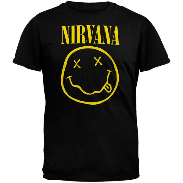 Nirvana - Smiley Soft T-Shirt