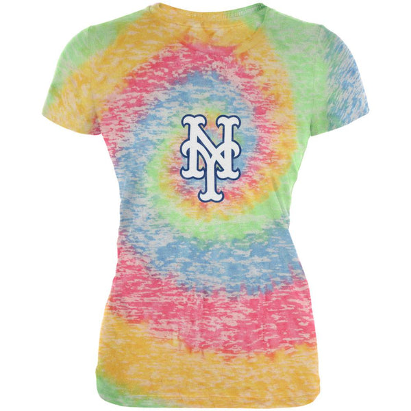 New York Mets - Logo Burnout Juniors T-Shirt