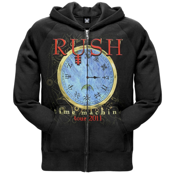 Rush - Time Machine Clock Zip Hoodie