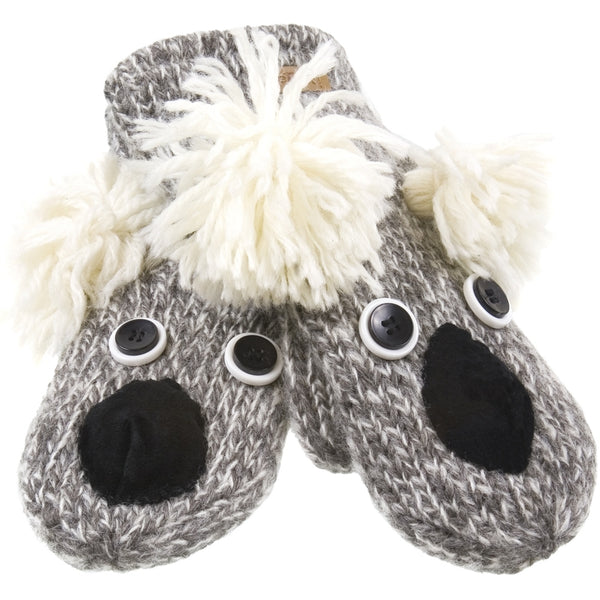 Kirby The Koala Kids Knit Mittens