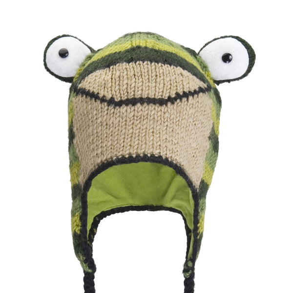 Ferny The Frog Kids Peruvian Knit Hat
