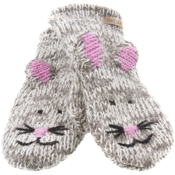 Mimi The Mousey Knit Mittens