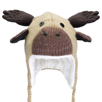 Manny The Moose Kids Peruvian Knit Hat