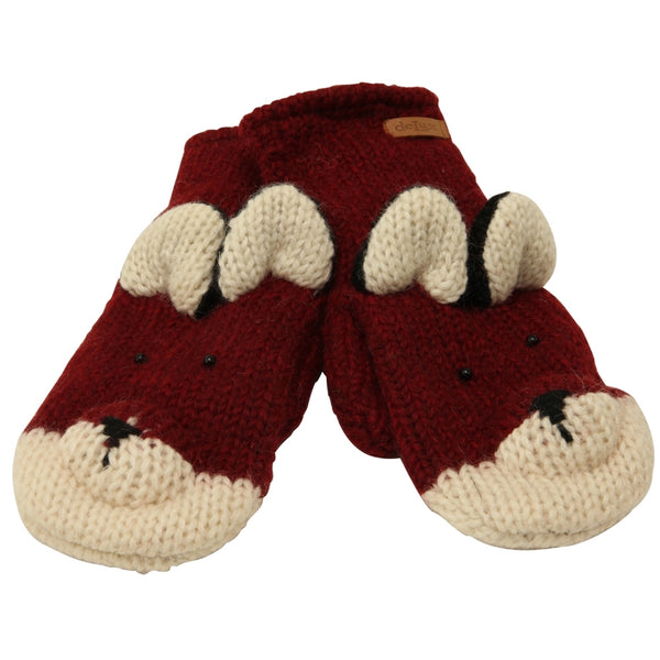 Felicity The Fox Knit Mittens
