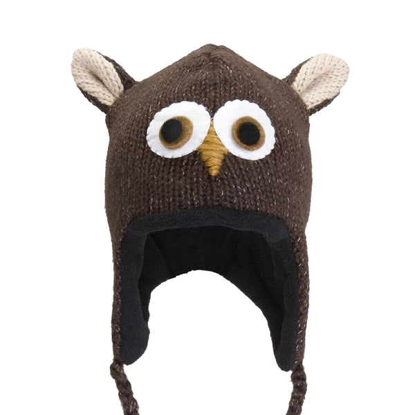 Ozzie The Owl Kids Peruvian Knit Hat