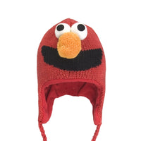 Sesame Street - Elmo Head Peruvian Knit Hat