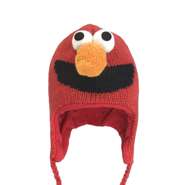 Sesame Street - Elmo Head Peruvian Knit Hat