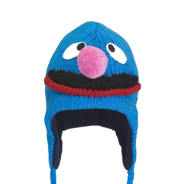 Sesame Street - Grover Head Peruvian Knit Hat
