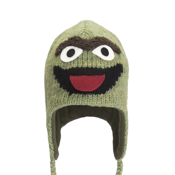 Sesame Street - Oscar Head Peruvian Knit Hat