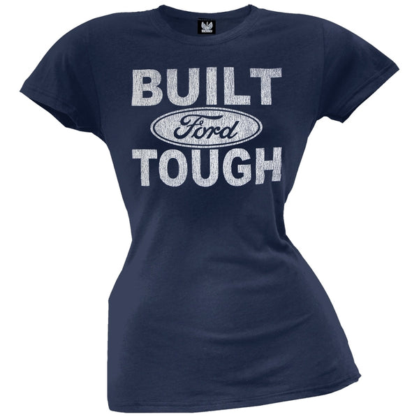 Ford - Built Tough Blue Juniors T-Shirt