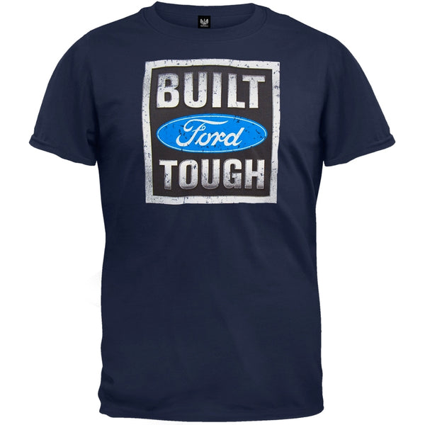 Ford - Built Tough Stamp Navy Blue T-Shirt