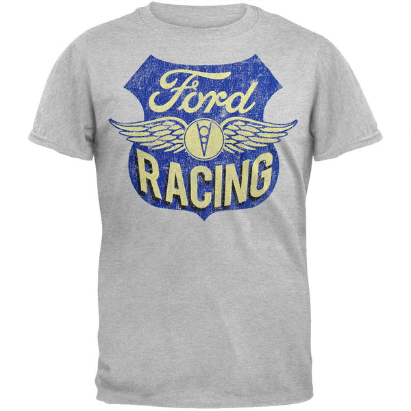 Ford - Distressed Racing Plaque T-Shirt