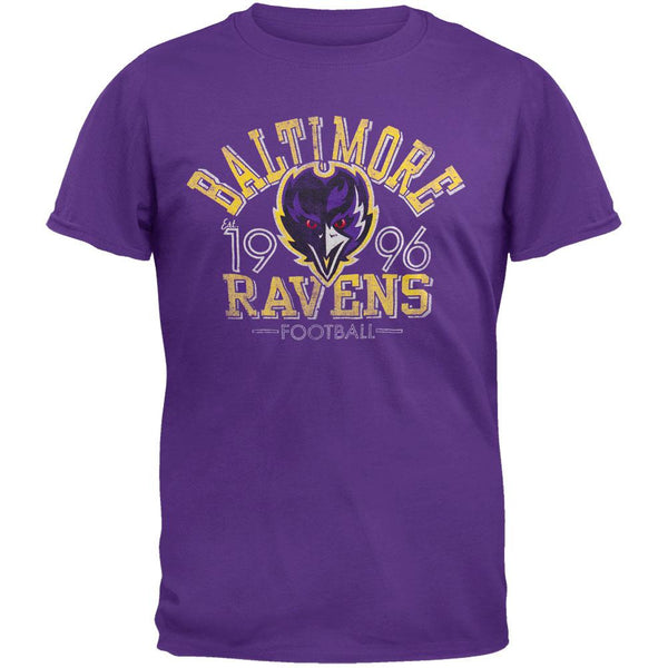 Baltimore Ravens - Logo Fadeaway Premium T-Shirt