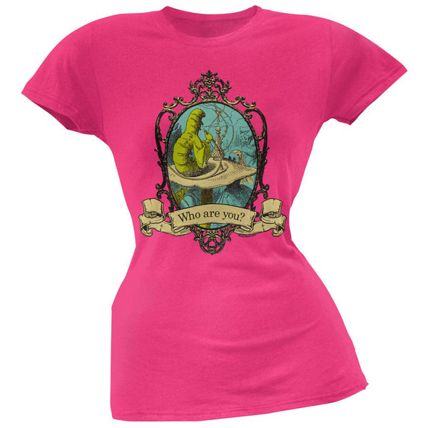 Alice In Wonderland - Who Are You Juniors T-Shirt