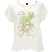 Muppets - Biking Kermit Juniors Plus Size Jetsetter T-Shirt