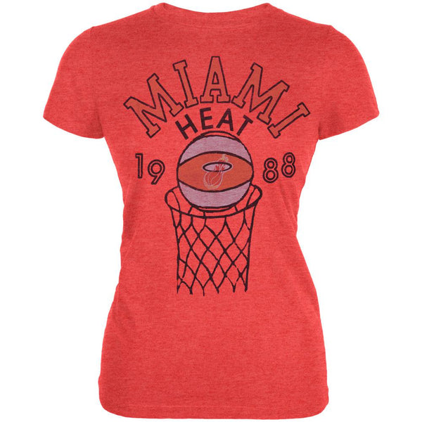 Miami Heat - 1988 Net Logo Juniors T-Shirt