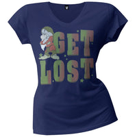 Snow White - Grumpy Get Lost Juniors T-Shirt
