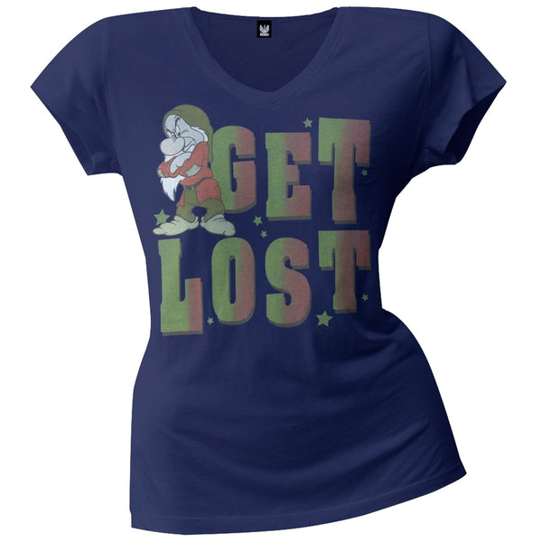 Snow White - Grumpy Get Lost Juniors T-Shirt