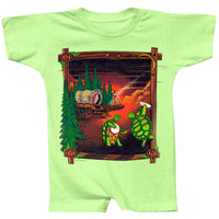 Grateful Dead - Covered Wagon Mint Infant Romper