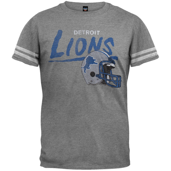 Detroit Lions - Throwback Grey Soft T-Shirt