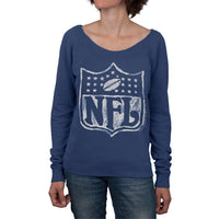 NFL - Logo Off-Shoulder Juniors Sweatshirt