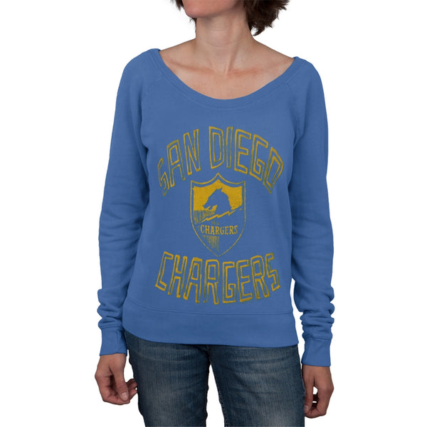 San Diego Chargers - Logo Off-Shoulder Juniors Sweatshirt