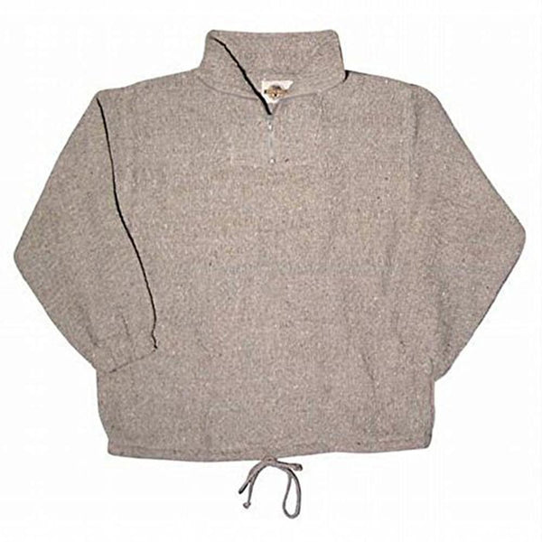 Recycled Fibers Zip Neck Pullover