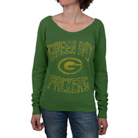 Green Bay Packers - Logo Off Shoulder Juniors Sweatshirt