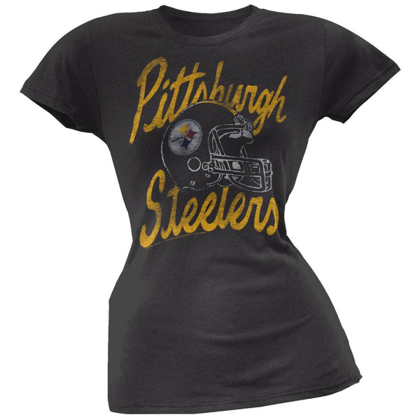 Pittsburgh Steelers - Kick Off Black Juniors T-Shirt