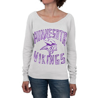 Minnesota Vikings - Logo Off-Shoulder Juniors Sweatshirt