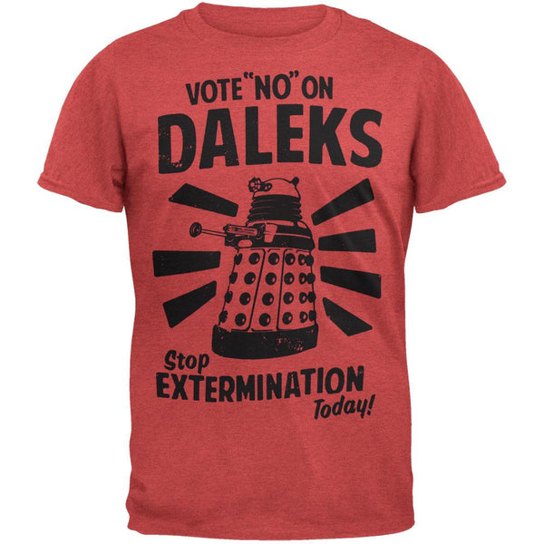 Doctor Who - Vote No On Daleks Soft T-Shirt