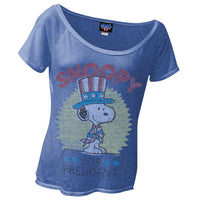 Peanuts - Snoopy For President Juniors T-Shirt