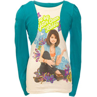 Wizards Of Waverly Place - Bohemian Garden Girls Youth 2fer Long Sleeve T-Shirt