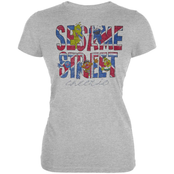 Sesame Street - Union Jack Juniors T-Shirt