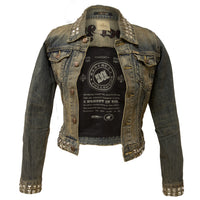 Billy Idol - Rebel Yell Premium Juniors Denim Jacket