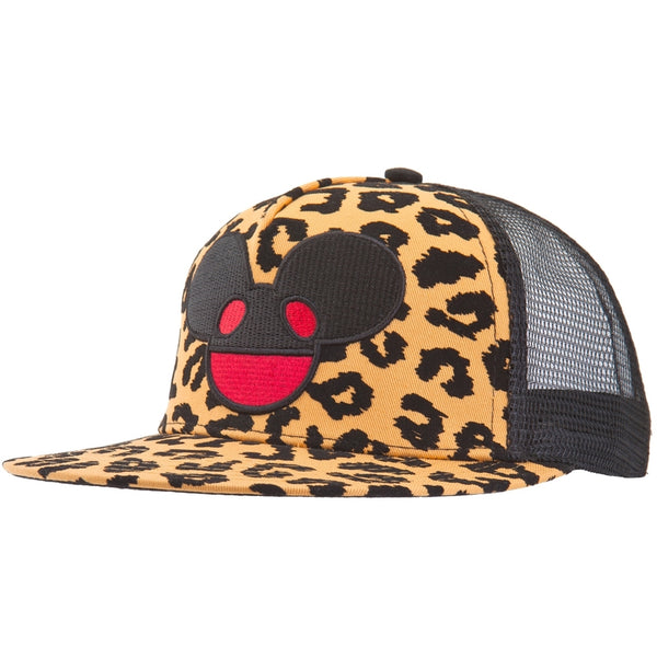 deadmau5 - Logo Leopard Print Snap Back Cap