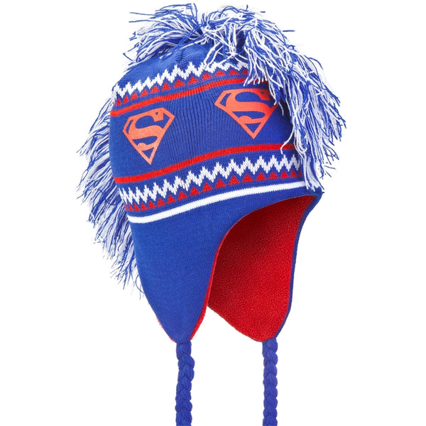 Superman - Logo Mohawk Peruvian Knit Hat