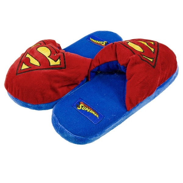 Superman - Big Logo Plush Slippers